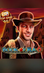 Book of Ra Deluxe 6 Top Spin Max RTP Logo